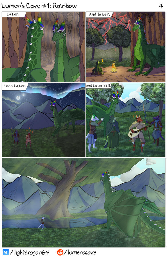 Lumen's Cave #1, Rainbow, pg 4