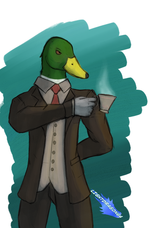 (Commission work) Dapper Duck