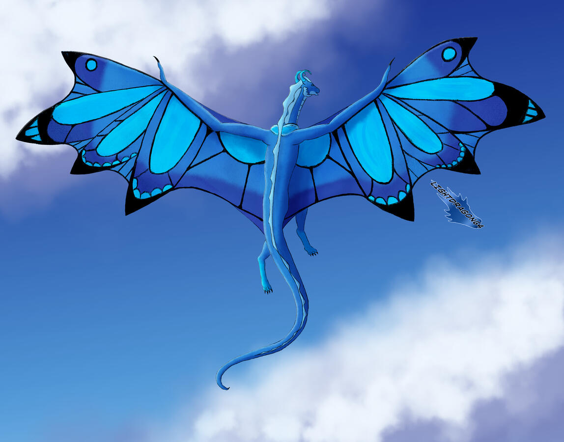 (commission work) Blue Beauty